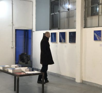 Opening day of the exhibition Vladek Cwalinski, "Il canto del gracco - vedute invernali", 30 november 2022, Pastificio Cerere, Roma